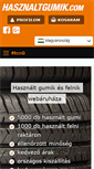 Mobile Screenshot of hasznaltgumik.com